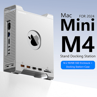 Docking station pentru Mac Mini M4/ M4 Pro, vertical, Motrix